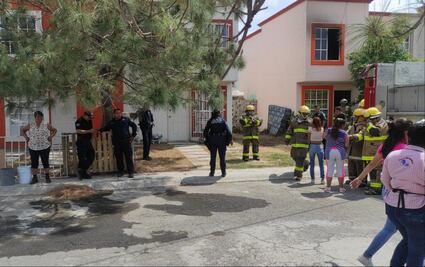 Incendio por corto circuito en Rancho Don Antonio, Tizayuca