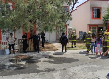 Incendio por corto circuito en Rancho Don Antonio, Tizayuca