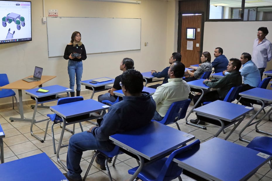 ¡Un robot con inteligencia artificial busca revolucionar el campo hidalguense! Foto: SEPH