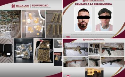 Desmantelan dos narcotiendas en operativos simultáneos en Pachuca 