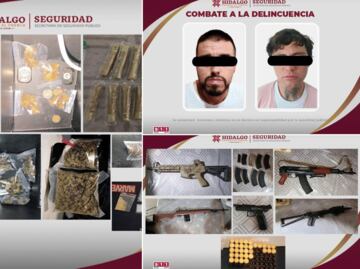 Desmantelan dos narcotiendas en operativos simultáneos en Pachuca