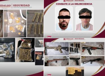 Desmantelan dos narcotiendas en operativos simultáneos en Pachuca