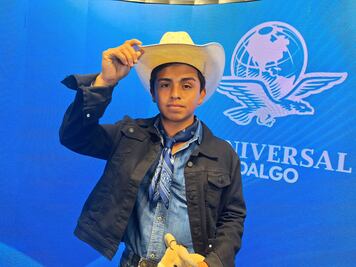 Isaac, el joven que decidió no quedarse con las ganas de ser charro