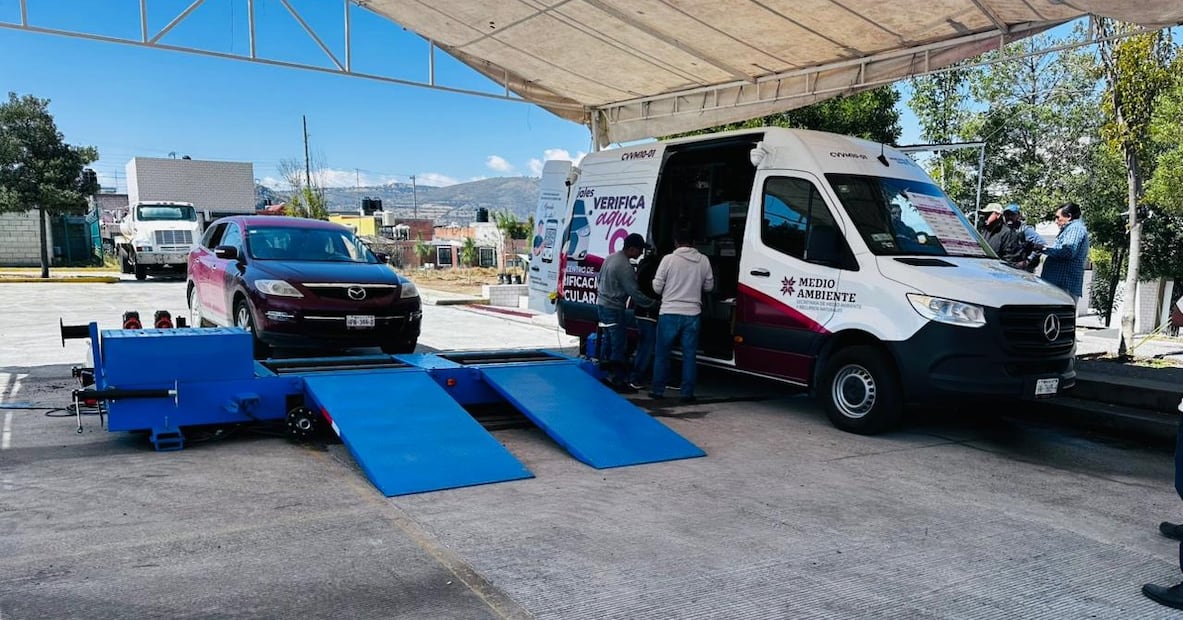 Realizan más de 600 verificaciones vehiculares con unidad móvil en Apan | Facebook: Zorayda Robles
