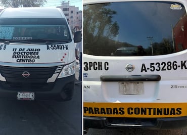 Semot sanciona a unidades de transporte público tras riña y violaciones al reglamento en Pachuca