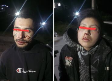 Vecinos detienen y golpean a presuntos ladrones de baterías en Zacualtipán