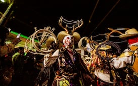 Los cuernudos de Calnali llegarán al Cervantino con su fiesta de carnaval