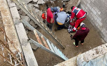 Tragedia en obra; albañil es aplastado por barda en Huejutla
