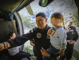 Vuelos de helicóptero, también permitieron evacuar a personas enfermas o con tratamiento de localidades en emergencia