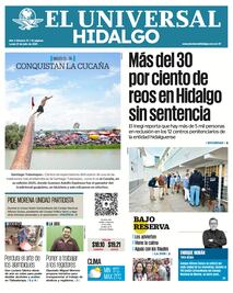 Portada El Universal Hidalgo 21/07/24