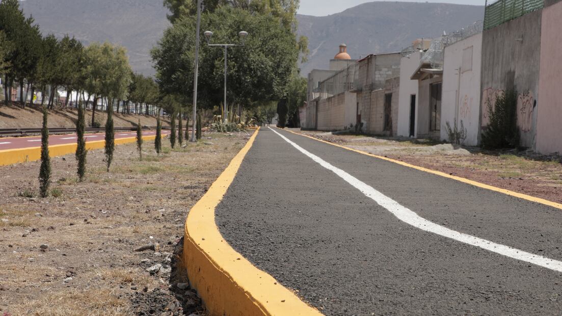 Rehabilitación ciclovía I Foto: Gobierno de Hidalgo