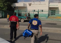 Bomberos auxilian a herrero por probable golpe de calor en Huejutla