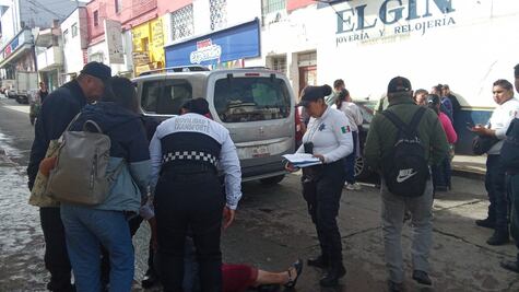 Mañana accidentada en Tulancingo; tres percances viales movilizan a cuerpos de emergencia