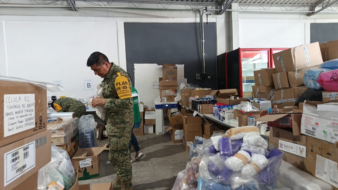 Sedena brinda atención médica por telemedicina a comunidades afectadas por la tormenta en Hidalgo | Foto: Lourdes Naranjo