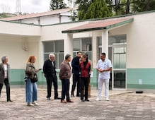 Sheinbaum supervisa hospital y centro de salud en Metztitlán