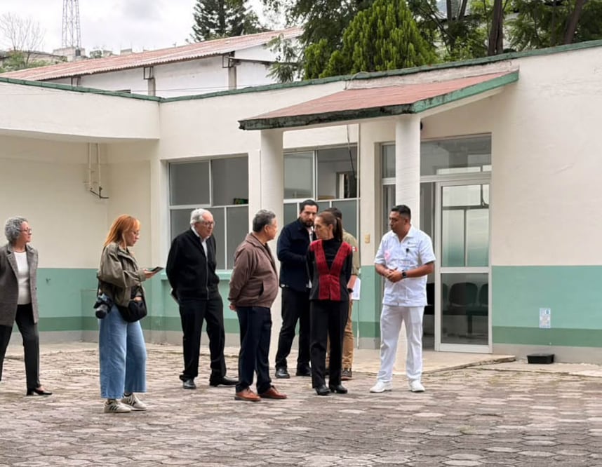 Sheinbaum supervisa unidades de salud en Metztitlán | Foto: especial