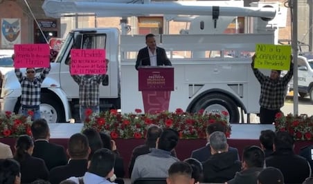 Rinden protesta autoridades auxiliares de Ixmiquilpan