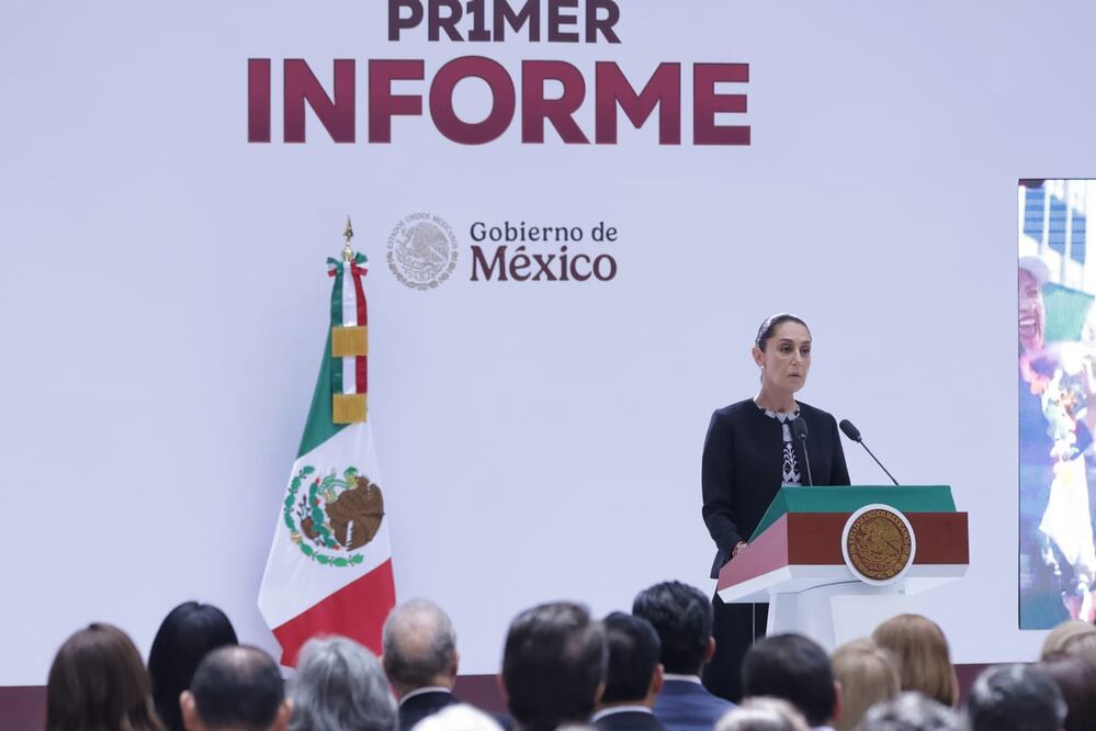 Primer informe de gobierno de la presidenta Claudia Sheinbaum Pardo en Palacio Nacional. Lunes 1 septiembre 2025. Foto: Agencia EL UNIVERSAL/Fernanda Rojas/LCG.