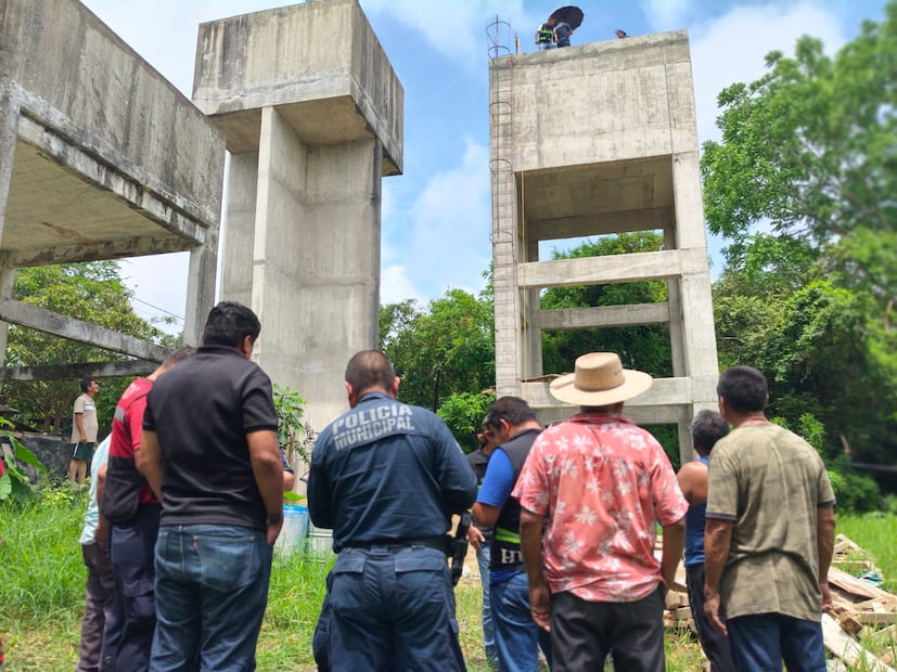 Muere trabajador tras colapsar al interior de un cárcamo en Santa Catarina, Huejutla | Foto: especial