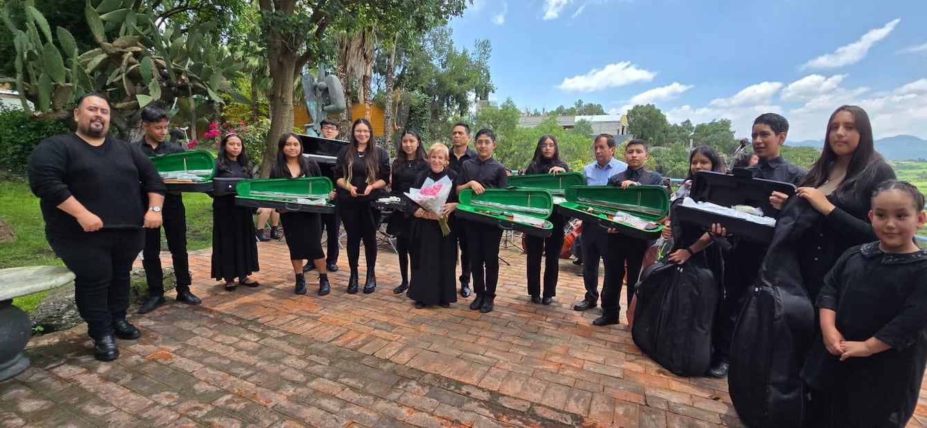 Orquesta sinfónica juvenil e infantil del Valle del Mezquital I Foto: Cortesía