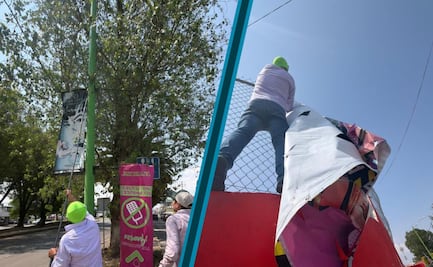 Tulancingo retira más de una tonelada de publicidad para limpiar su imagen urbana