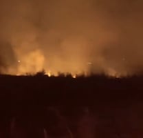 Incendio de pastizales en Doxey genera alarma en Tlaxcoapan