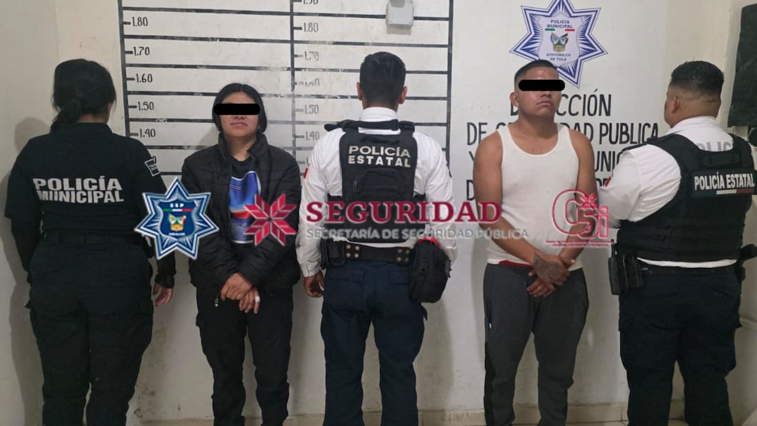 Balacera en Atotonilco de Tula deja tres heridos; hay dos detenidos | Foto: SSPH