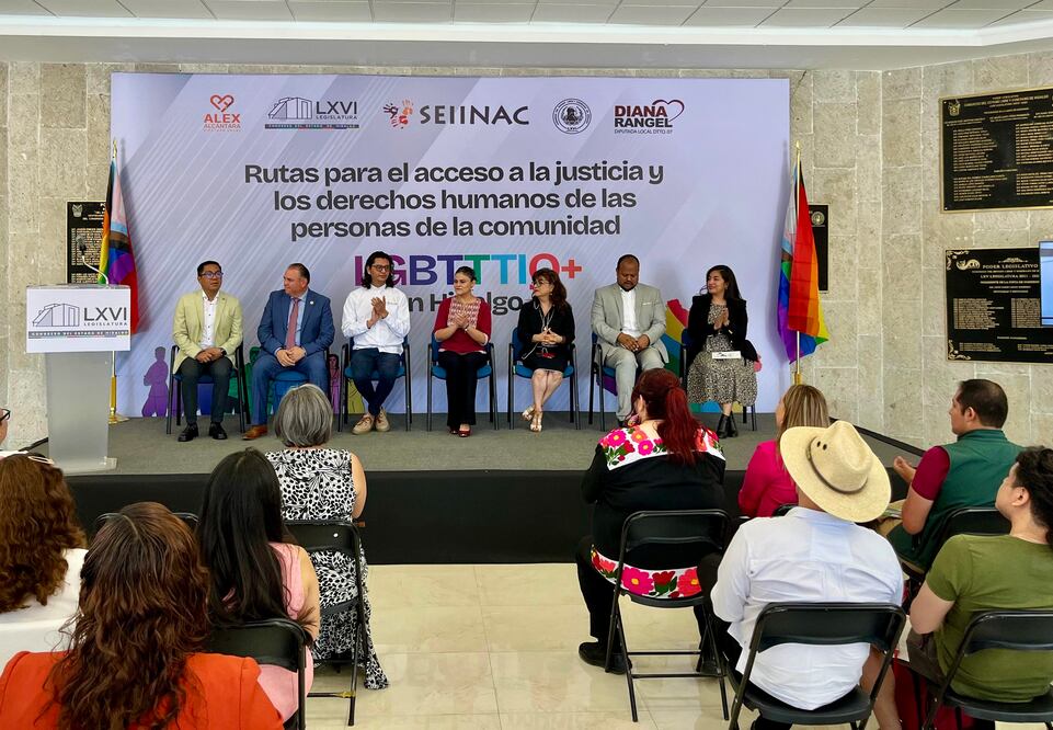 Diputados y la asociación Servicios de Inclusión Integral y Derechos Humanos (Seiinac) presentaron el documento Rutas para el acceso a la justicia y los derechos humanos de las personas de la comunidad LGBTTTIQ+ I  Foto: Ricardo Calleja