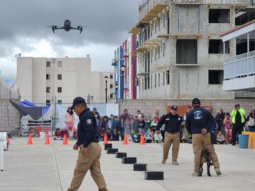 Entrenamiento y certificación de la Unidad K9 en Mineral de la Reforma