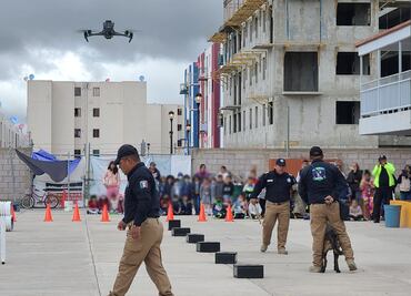 Entrenamiento y certificación de la Unidad K9 en Mineral de la Reforma