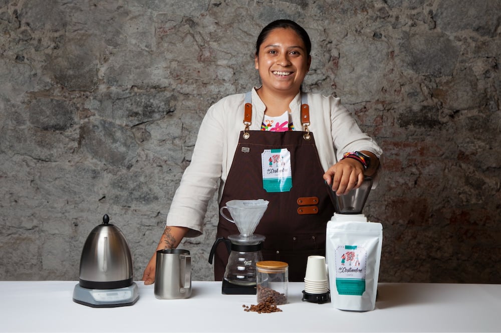 Miriam Montes Ortiz, barista hidalguense I Foto: cortesía