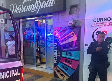 Motorobo: Sujetos asaltan a dueña de negocio en Pachuca