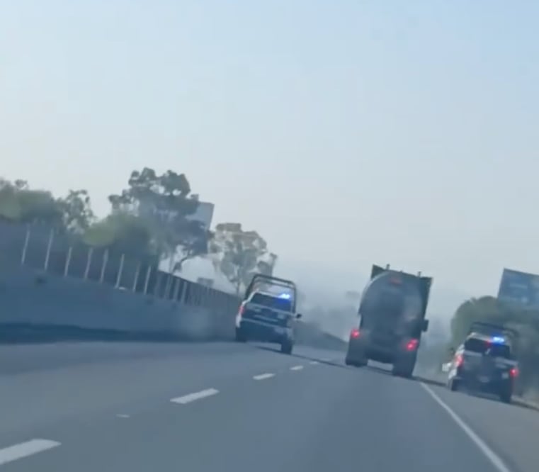 Intensa persecución en la autopista México–Pachuca | Captura de video