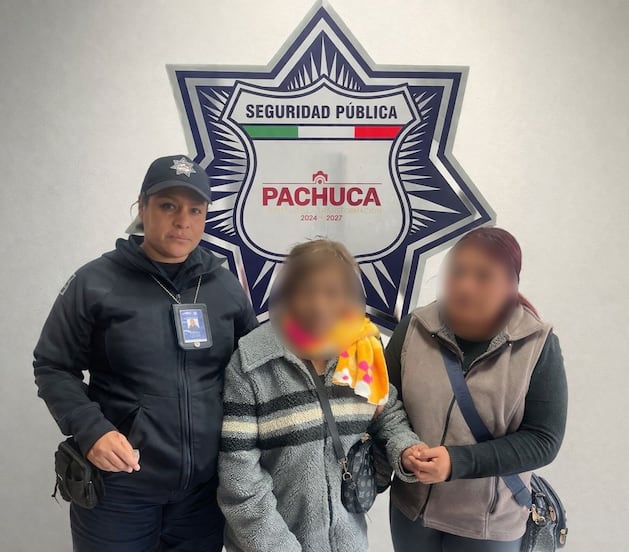 Localizan a adulta mayor desorientada y la reúnen con su familia en Pachuca