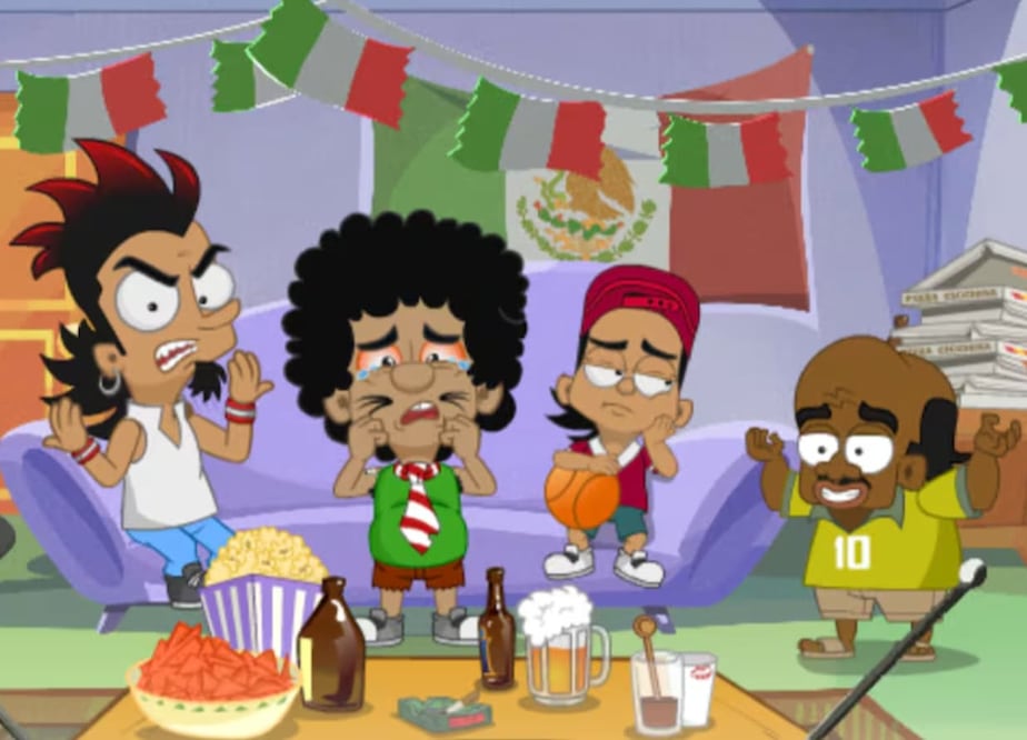 Película "La familia del barrio".