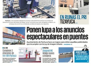 Portada El Universal Hidalgo 14/02/25