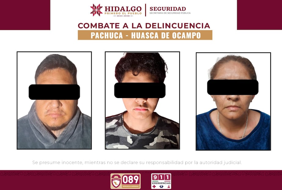 Golpe al narcomenudeo en Hidalgo: aseguran casi 3 mil 800 dosis de presuntas drogas | Fotos: SSPH