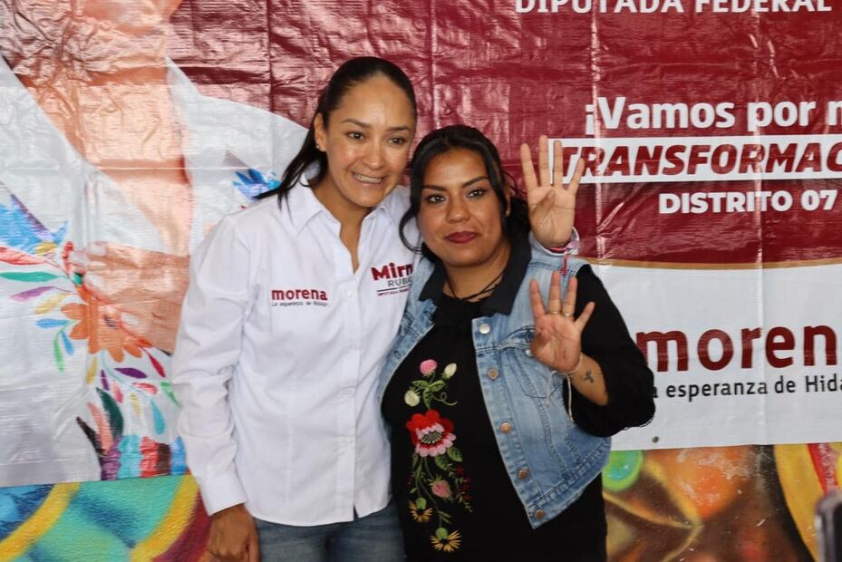 Mirna Rubio, candidata morenista por el distrito de Tepeapulco