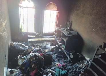 Devoran llamas una vivienda en Tepeji del Río