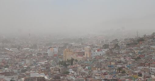 Alertan sobre los daños a la salud por torbellinos o tolvaneras
