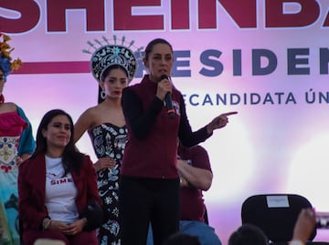 Cerca de 35 mil hidalguenses se reúnen con Claudia Sheinbaum en domingo