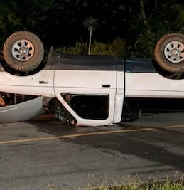 Un muerto y dos heridos tras volcadura en la carretera México-Tampico