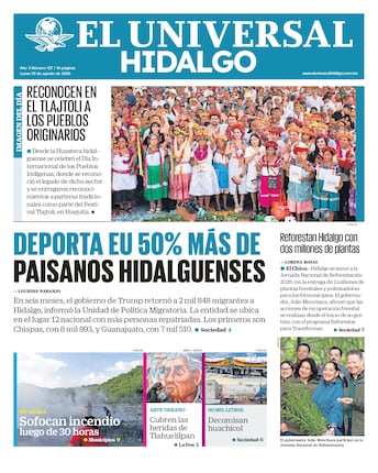 El Universal Hidalgo 10/08/26