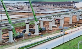Avanza la vía férrea hacia Pachuca