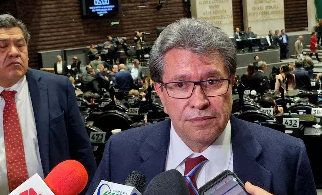 El coordinador de Morena en la Cámara de Diputados, Ricardo Monreal, afirmó este 11 de diciembre del 2024, que no habrá despido de trabajadores del poder Judicial. Foto: Especial