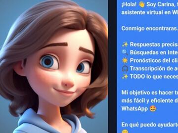 ¿Cuál es el número de Carina?, la nueva IA de WhatsApp