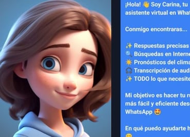 ¿Cuál es el número de Carina?, la nueva IA de WhatsApp