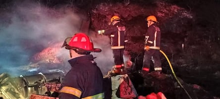 Cierre total de la México–Tuxpan deja vehículos varados tras accidente de pipa