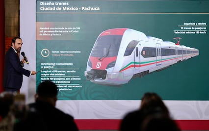 Presentan diseño de los nuevos trenes del AIFA–Pachuca; retomarán identidad de El Insurgente