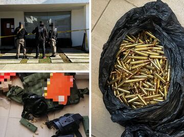 Aseguran armamento en Pachuca